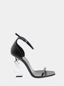 YVES SAINT LAURENT - Opyum 110 Sandal - Noir/Argenté
